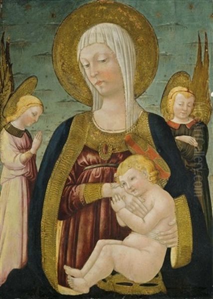 The Madonna And Child With Angels - view 1