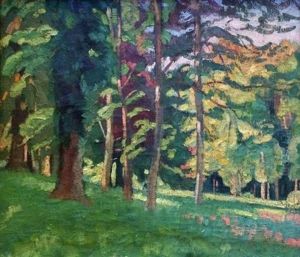 Forest by Charles Theodore Bichet