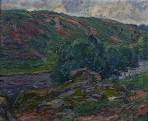 Paysage by Charles Theodore Bichet