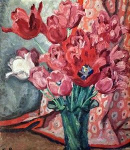 Tulips by Charles Theodore Bichet