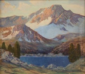 High Sierra Landscape by George Sanders Bickerstaff