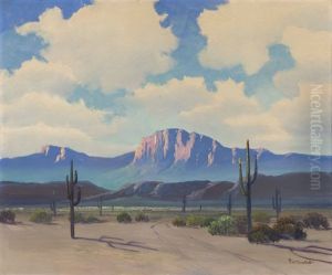 Superstition Mountain, Arizona by George Sanders Bickerstaff