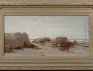 The Beach At Annisquam by Albion Harris Bicknell