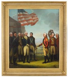 Washington Accepting Cornwallis's Surrender At Yorktown