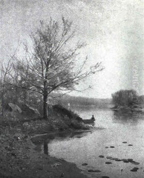 In The Rowboat/an Autumn Lake View - view 1