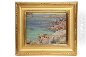 The Harbor, Monhegan by Frank Alfred Bicknell