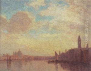 Grand Canal At Sunset by Frank Alfred Bicknell