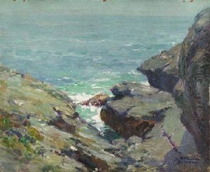 A Bit Of A Coast - Monhegan Island, Maine by Frank Alfred Bicknell