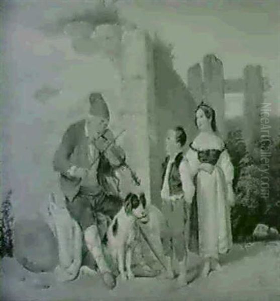 To Born Der Lytter Til Den Blinde Musikant - view 1