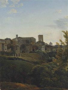 Vue Presumee De Soriano Nel Cimino Pres De Rome Vue Presumee De Soriano Nel Cimino Pres De Rome
