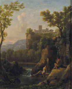 Pan Jouant De La Flute Pour Une Nymphe