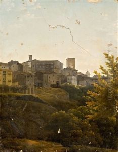 Vue D'une Partie De La Ville De Marino Du Cote De La Foret Vue D'une Partie De La Ville De Marino Du Cote De La Foret