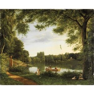 Vue Du Lac D'ermenonville