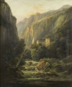 Paysage De Cascade En Italie Paysage De Cascade En Italie