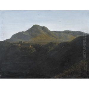 View Of Monte Cavo, Near Albano