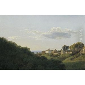 An Afternoon View Of The Town Of Marino Wih The Forest Beyond An Afternoon View Of The Town Of Marino Wih The Forest Beyond