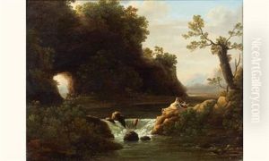 Lion Surprenant Des Baigneuses