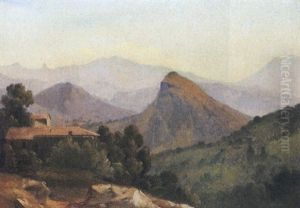 Vue D'italie by Jean Joseph Xavier Bidault