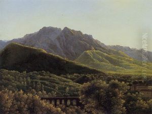 A View Of The Acqueduct Near The Villa De La Cava, Kingdom Of Naples