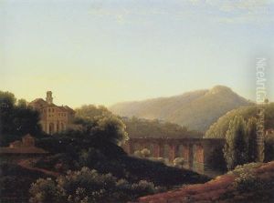 A View Of The Acqueduct Near The Villa De La Cava, Kingdom Of Naples