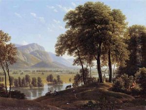 Paysage Classique Avec Un Autel Au Dieu Pan