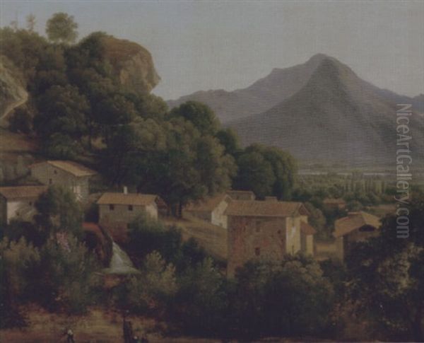View Of A Hill-top Town In A Mountainous Landscape - view 1