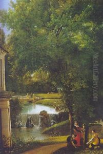 Vue Du Parc D'ermenonville