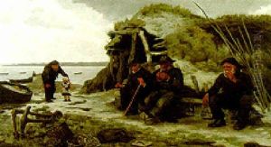 Reminiscing By The Sea by Walter Biddlecombe