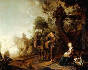 Ruhe Auf Der Flucht by Cornelis de Bie