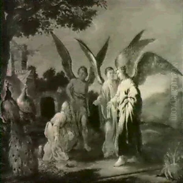 Abraham And The Three Angels - view 1