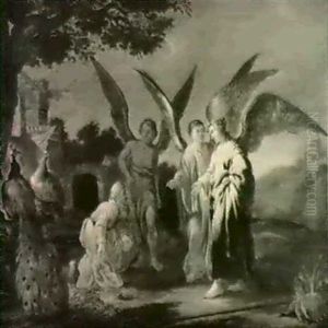 Abraham And The Three Angels by Cornelis de Bie