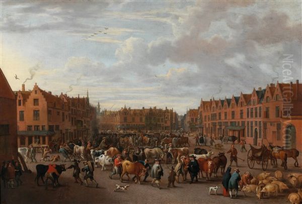 The Cattle Market In Antwerp - view 1