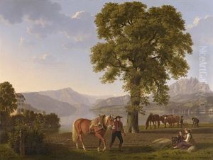 Blick Auf Uberlingen (bad.- Wurth. Bodenseekreis)