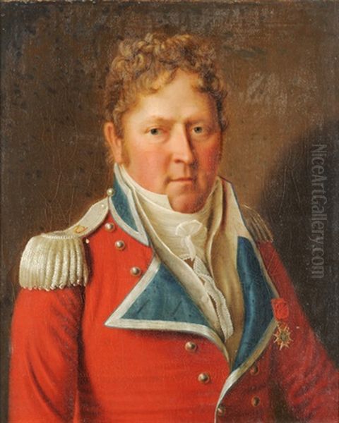 Portrait Von Fridolin Anton Freuler In Der Uniform Eines Obersten Des 4. Napoleonischen Schweizerregiments - view 1