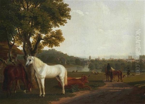 Blick Von Der Waid Auf Zurich - view 1