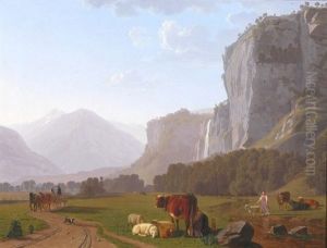 Der Falcherenbachfall Bei Meiringen