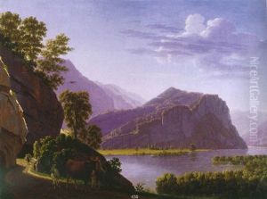 Die Aare Mit Sicht Auf Den Harder Die Aare Mit Sicht Auf Den Harder