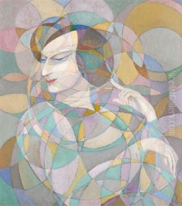 Portrait De Femme by Boleslas Biegas
