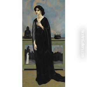 Hindu Woman by Boleslas Biegas