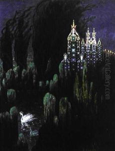 Scene Fantastique by Boleslas Biegas