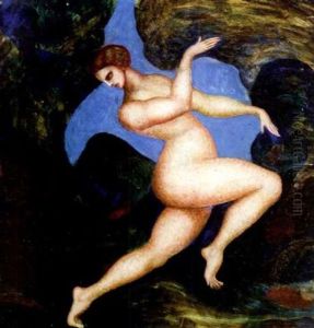 Titanide Danse Dans La Caverne by Boleslas Biegas