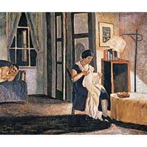 An Evening At Home by Joseph Biel