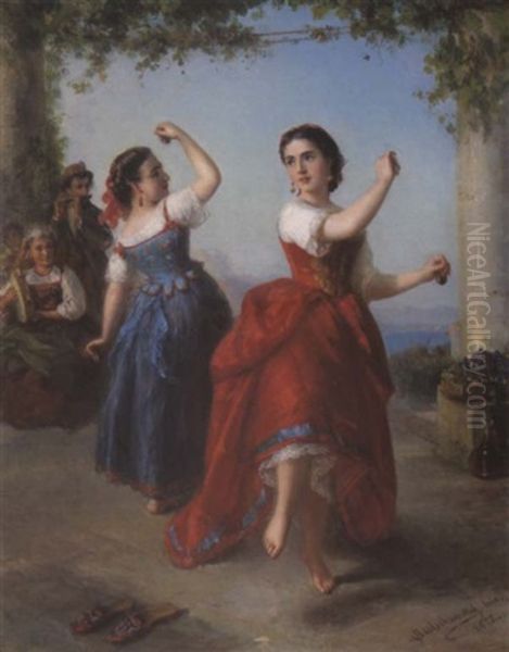 Zwei Tanzende Fischerfrauen - view 1