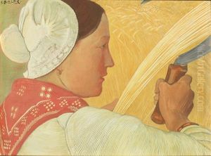 La Moissonneuse by Ernest Bieler