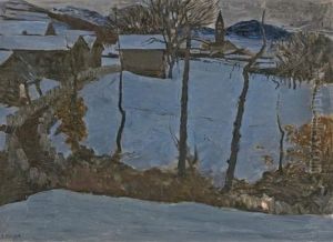St-germain En Hiver Au Crepuscule (st-germain In Winter At Dawn) St-germain En Hiver Au Crepuscule (st-germain In Winter At Dawn)