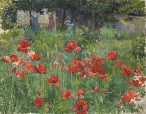 Les Coquelicots by Ernest Bieler