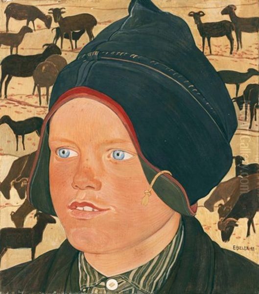 Le Gosse Aux Moutons (youngster With Sheep) - view 1
