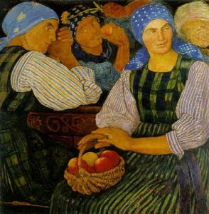 Die Apfelernte by Ernest Bieler