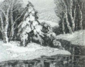 Winter In Woodstock by Otto Bierhals