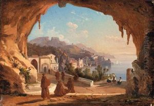 Ansicht Von Amalfi by Eduard Karl Biermann